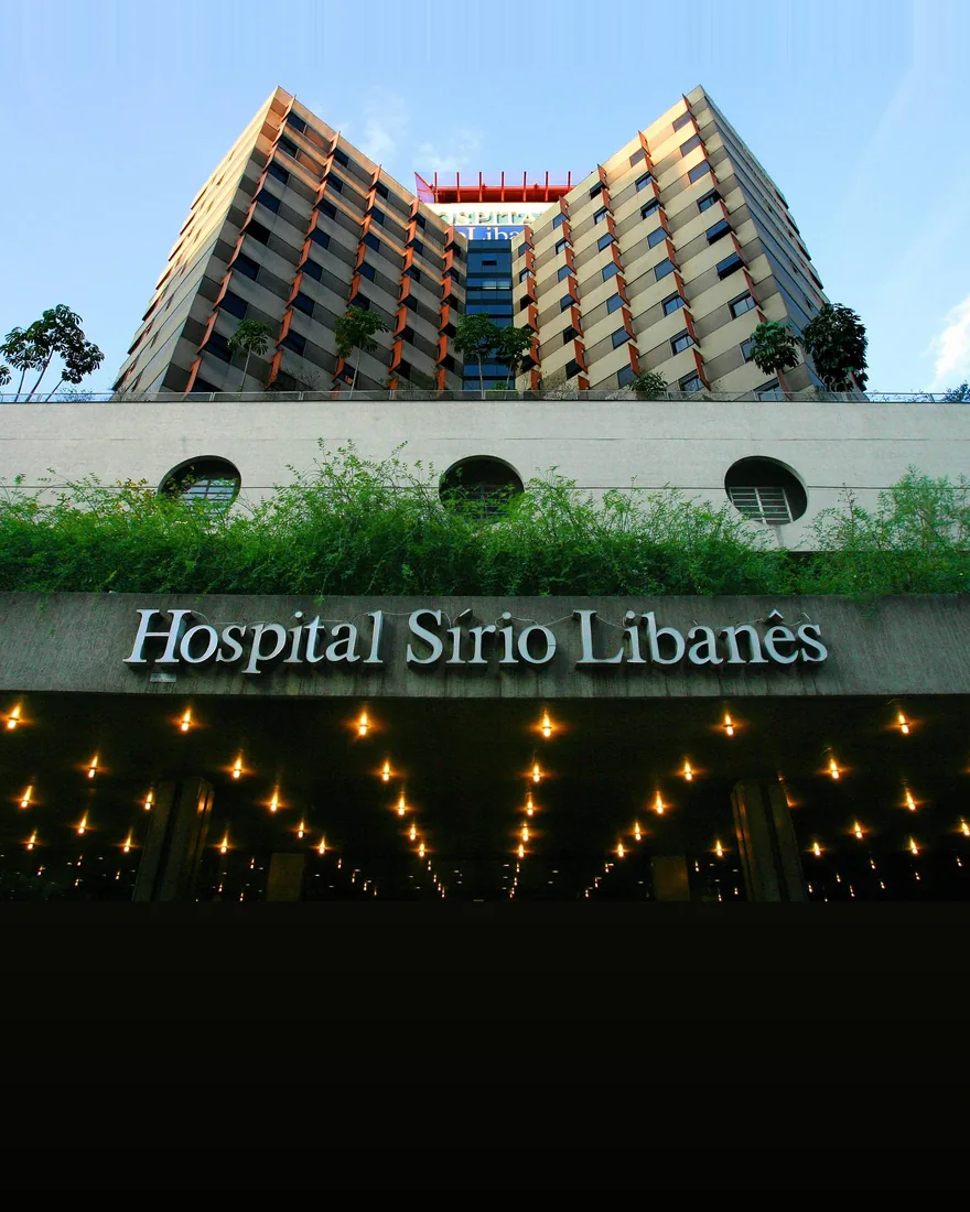 Fachada do Hospital Sírio-Libanês em São Paulo